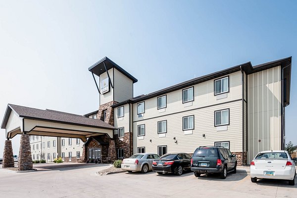 Industrial yard and equipment storage site in Stanley North Dakota serving Bakken oilfield operations