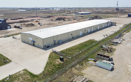 Industrial property valuation analysis for a Bakken warehouse and yard supporting oil and gas service operations